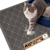 GORILLA GRIP tapis-litiere-chat maille coussinée à ressorts, capture efficace des granulés