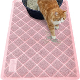 Gorilla Grip Tapis Litière Chat Original: maillage robuste retient les grains et protège le sol.