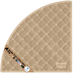 Gorilla Grip Tapis Litière Chat Trappe 32x32 : capte la litière et protège le sol.