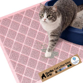 Gorilla Grip Tapis Litière avec coils en mesh capte les grains.