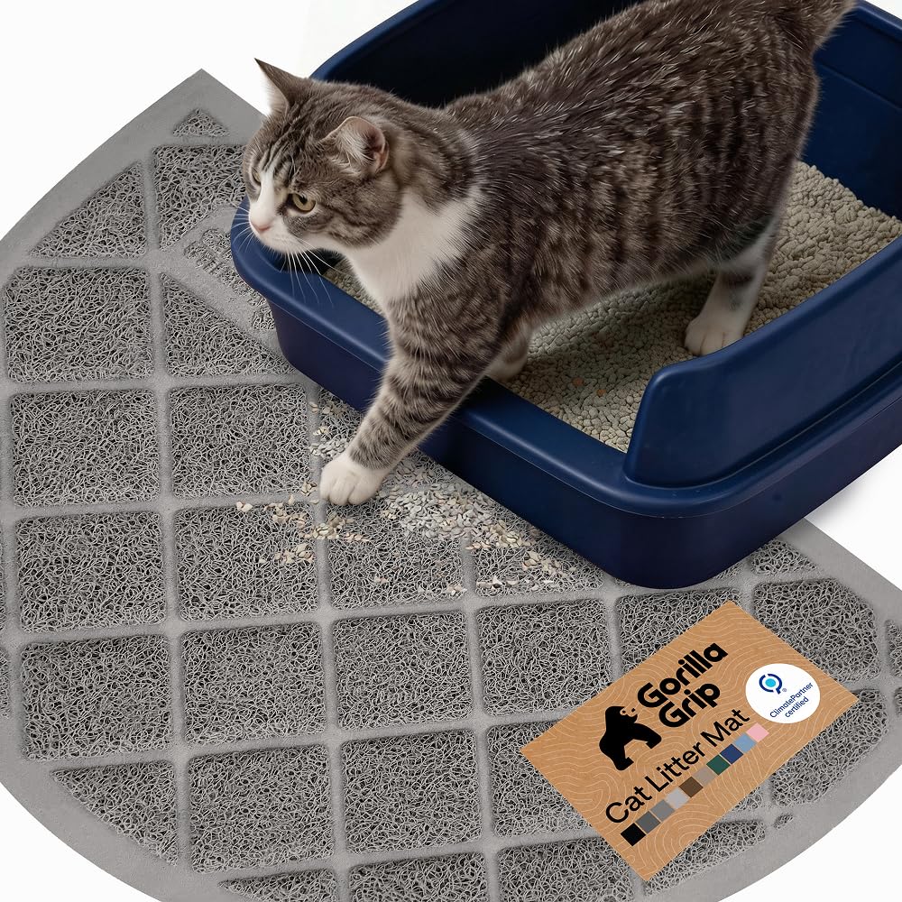 Tapis Gorilla Grip Litière – mailles épaisses captent les grains et laissent peu de poussière