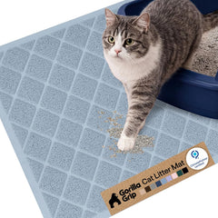 Gorilla Grip tapis-litière avec spirales épaisses pour capturer les grains.