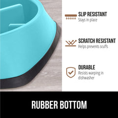 Gorilla Grip gamelle compatible tous types d’aliments, pratique et polyvalente.