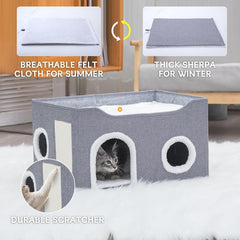 Gosipeya planche-griffage-lateral divertit et entretient les griffes de votre chat.