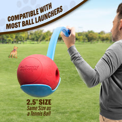 Balle GoSports Pets 3-pack, caoutchouc solide pour chiens qui mâchent fort.