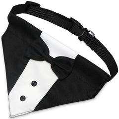 Collier tuxedo GOYOSWA réglable, ajustement pratique pour chiens de toutes tailles