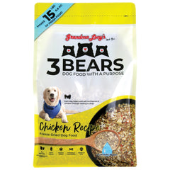 Grandma Lucy's 3 Bears poulet lyophilisé – emballage pratique