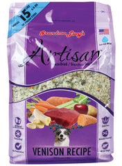 grandma lucy's venaison morceaux lyophilisés dans le sachet, protéines de qualité.