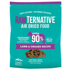Grandma Mae's RawTernative: agneau et organes, ingrédients riches et naturels.