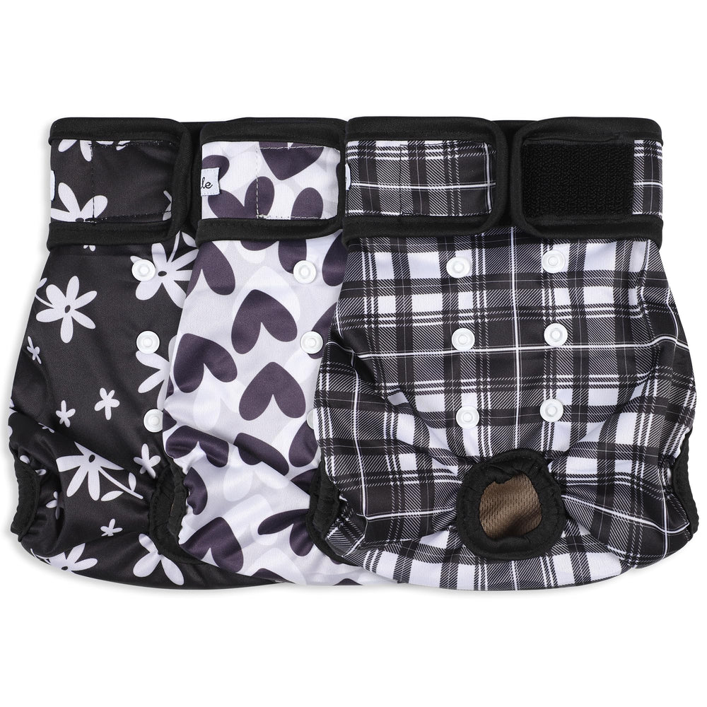 Grecle couches-chien-femelle absorption supérieure pour nuit sans fuite.