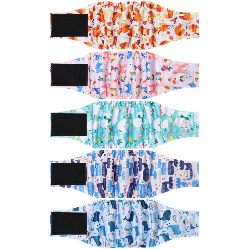 Grecle lot cinq motifs: variété esthétique adaptée au quotidien.