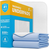 GREEN LIFESTYLE proté-drap lavable absorbant 48x48, protège lit contre les fuites nocturnes.