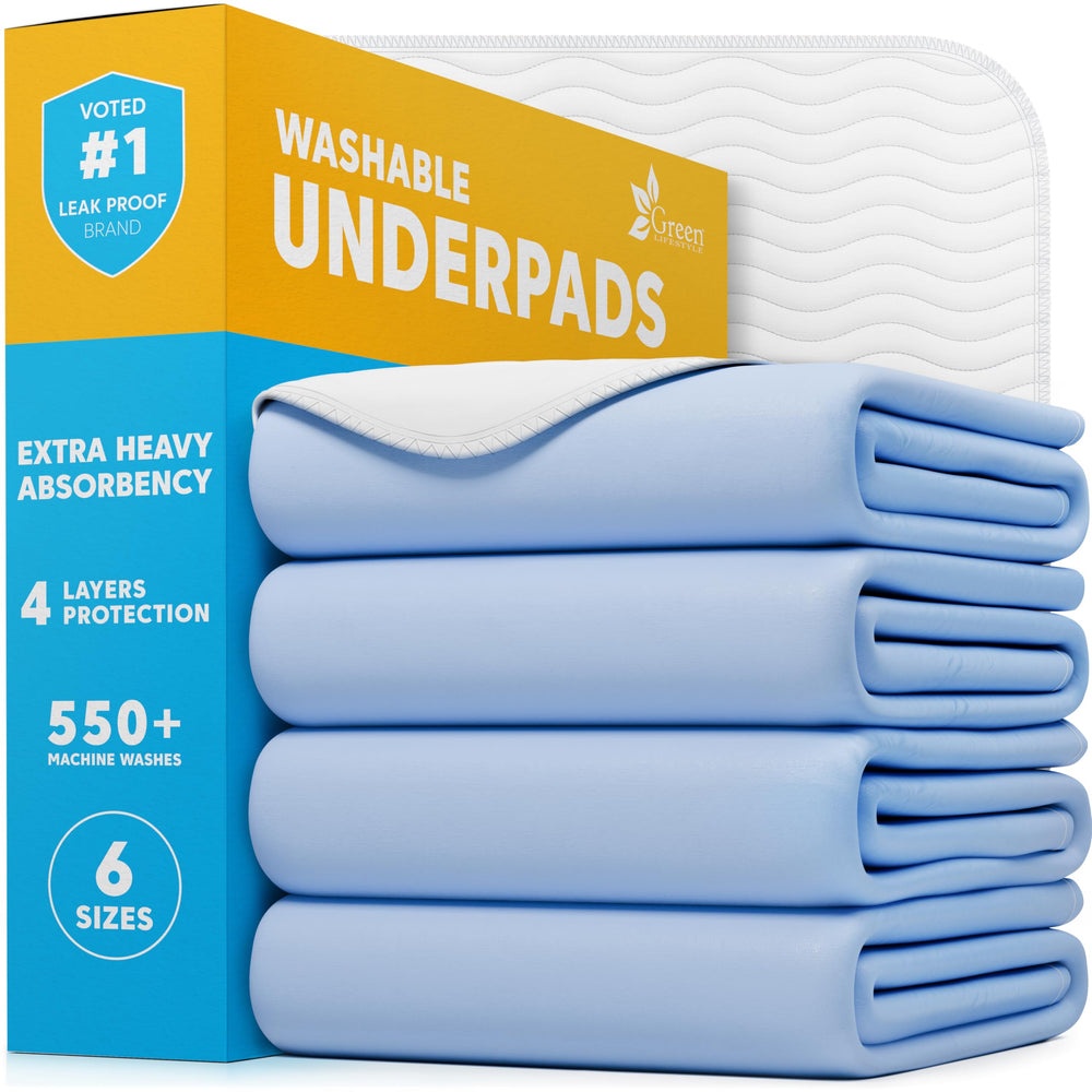 GREEN LIFESTYLE proteges-drap-lavable-34x36: absorbants et réutilisables pour lit