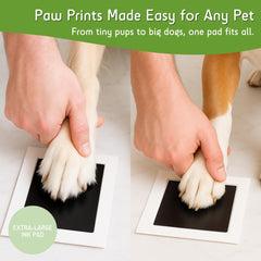 Empreinte patte chien Green Pollywog, idéal pour souvenirs durables.