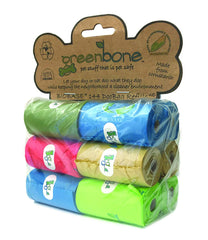 Sacs Greenbone BioBase dans l'emballage, pratique pour les promenades.