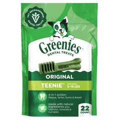 Greenies : boîte de 6 oz avec 22 bouchées originales, haleine plus fraîche.