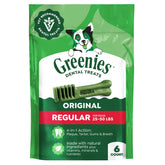 Friandises Greenies pour chien adulte, paquet originel, favorisant l'hygiène bucco-dentaire.