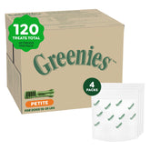 Emballage Greenies original pour petites tailles, facile à stocker.