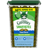 Greenies Feline Smartbites pot-tuna-16oz : régal savoureux pour soutenir digestions et poids équilibré.
