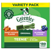 Greenies friandises dentaires variete teenie 3-ensemble favorisant haleine fraiche.
