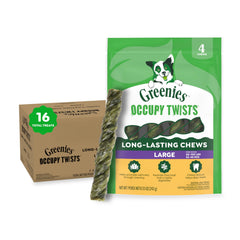 Greenies Occupy Twists: batonnets à mâcher pour chien grande taille favorisant le calme.