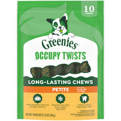 Greenies Occupy Twists en emballage, parfait pour occuper votre chien