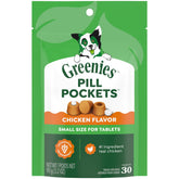 Greenies – emballage pratique pour chiens, facilitant l'administration des médicaments.