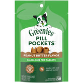 Greenies Pill Pockets petit format au beurre d'arachide masquant l'odeur des pilules.