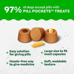 Greenies pochette pilules chien gout poulet, expérience sans odeur désagréable
