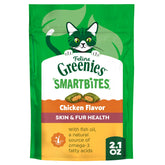 Greenies Smartbites peau et poil au poulet — soutien peau saine et pelage brillant.