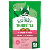 Greenies Smartbites saumon croquant-cremeux pour chat, texture double agréable