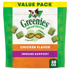 Greenies Smartbites : textures duales visibles pour récompenser votre chien avec plaisir.