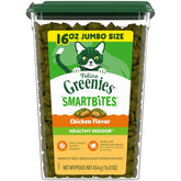 Greenies Smartbites dans le tube 16 onces, pratique pour des friandises quotidiennes.