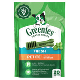 Greenies soin dentaire chien petite menthe fraiche : soutient l'haleine et le soin quotidien