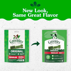 Texture flexible Greenies dentaires pour chiens 25-50 lb