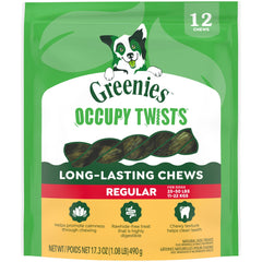 Greenies Torsades Naturelles – emballage clair et pratique pour récompenser votre chien