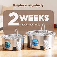 GROOKPET éponges filtration, captent les particules fines pour eau plus claire.