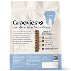 Groovies Dentalfit – technologie améliorant le contact sur les dents lors du mâchage.