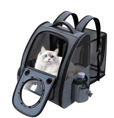 Groxkox sac a dos chat bulle agrandi, espace sécurisé pour voyage