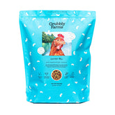 Grubbly Farms Omega Mix – emballage pratique pour le nourrissage quotidien des poules
