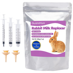 Guanshiya Lait Lapin Remplaçant utilisé pour nourrir les tout-petits lapins via biberon