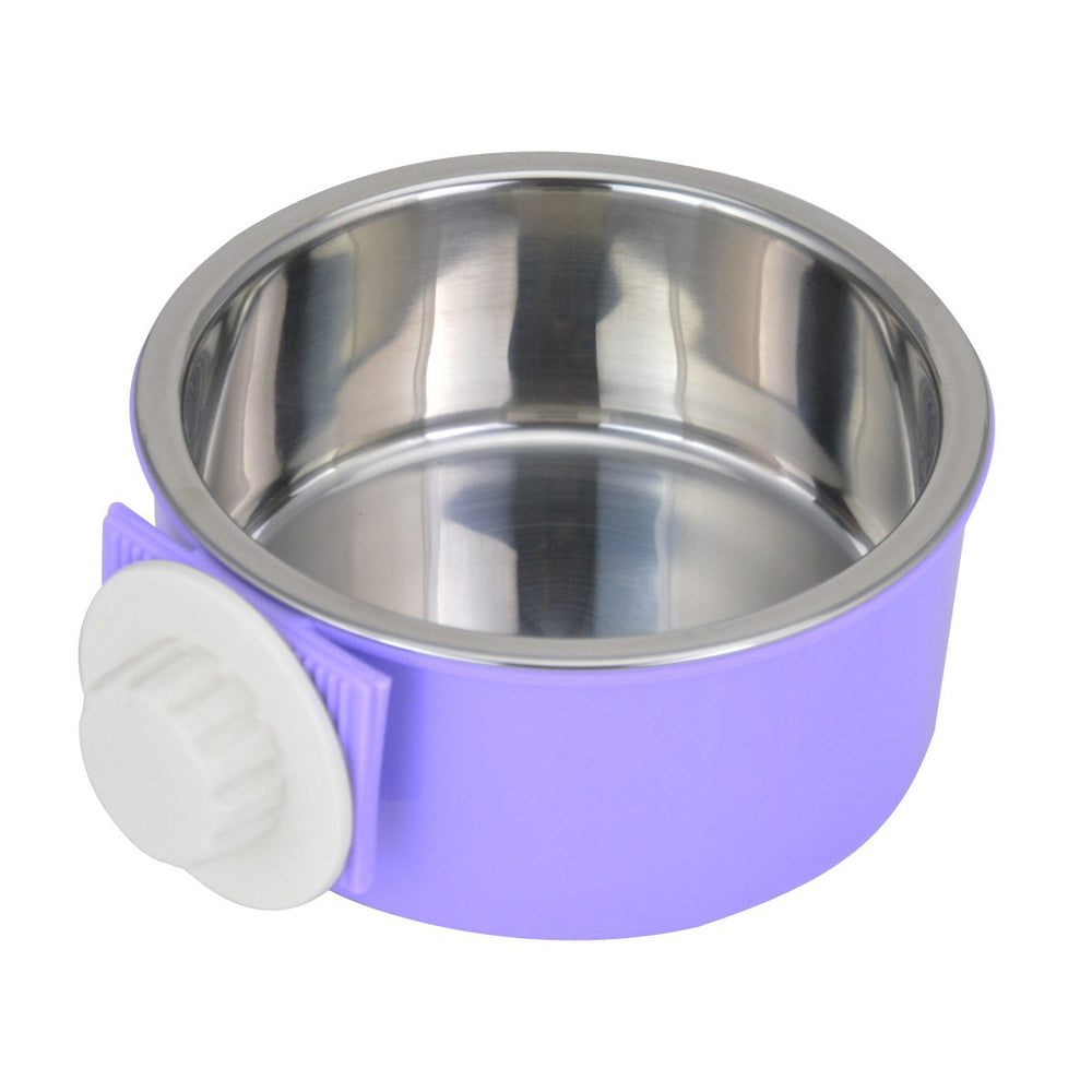 Guardians bol amovible en inox fixé sur cage pour alimentation pratique