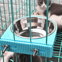 Verrouillage croisé Guardians fixe solidement la gamelle sur la cage pour sécurité.