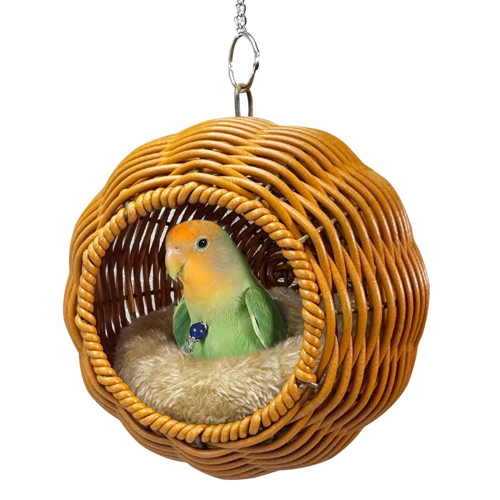 Nid suspendu Gucvdnple pour cage, favorise repos et confort des petits oiseaux.