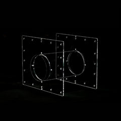 GuineaLoft tuyau acrylique D2, passage clair et sûr pour petites cages.