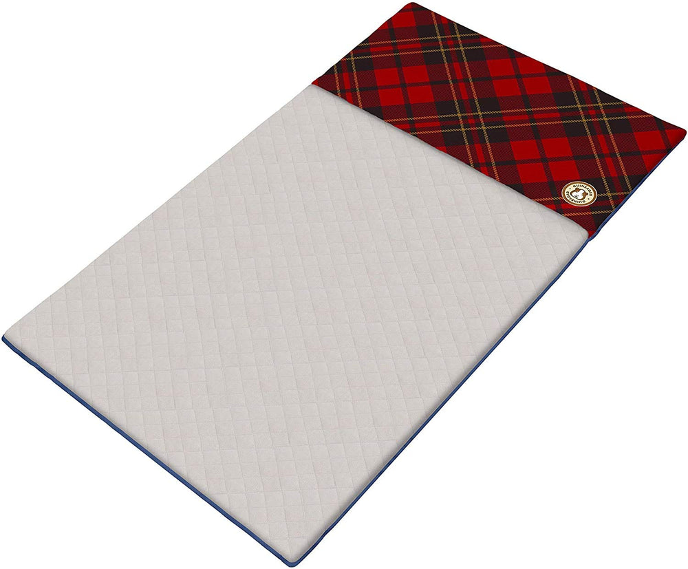 GuineaDad Original – liner cage réutilisable en plaid rouge offrant confort et propreté durable.