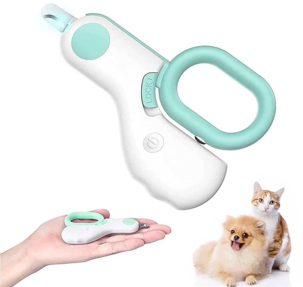 GuLuPets coupe-ongles pour animaux avec LED, lumière précise pour éviter les coupures.