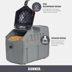 GUNNER rangement alimentaire robuste et facile à nettoyer