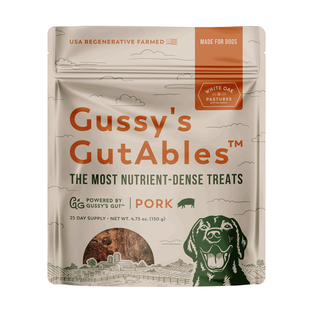 GutAbles croquettes pour chien, goût attrayant et soutien digestif potentiel.