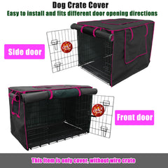 Guwamy housse imperméable: cage chien 48 pouces contre intempéries.